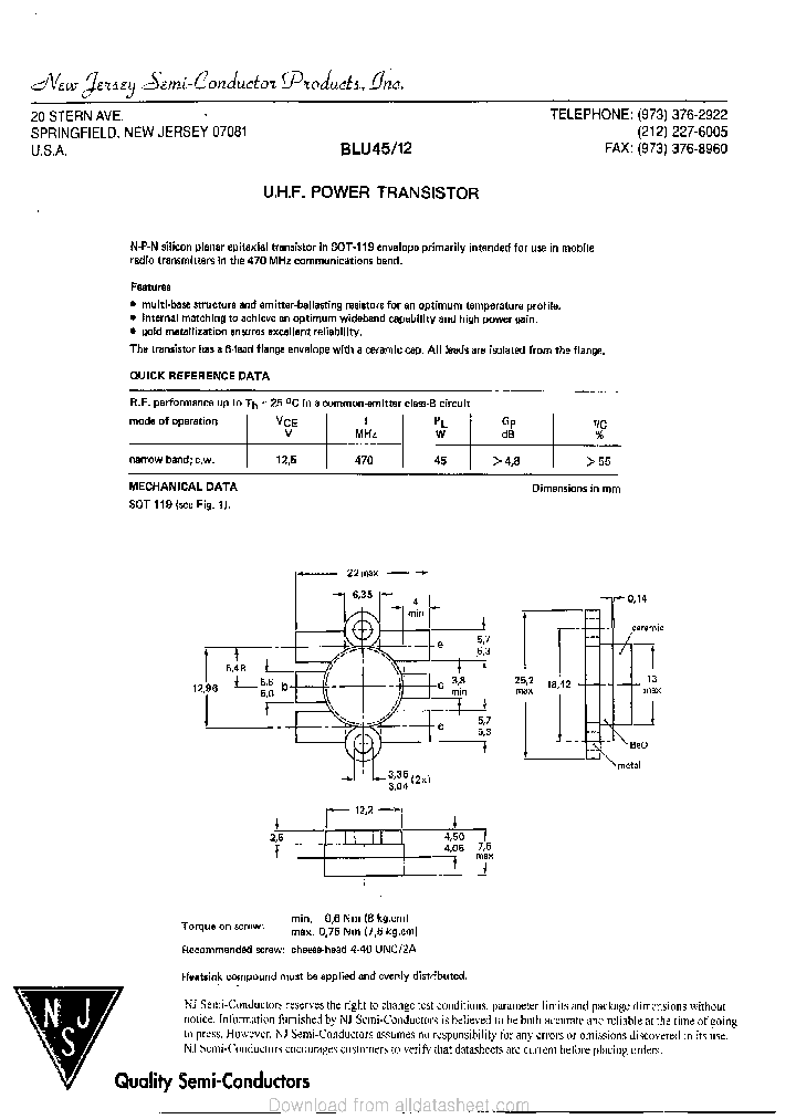 BLU12_9076064.PDF Datasheet