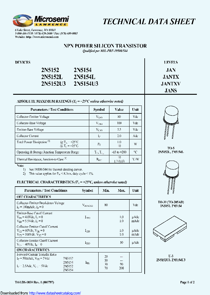 2N5152U3_9104070.PDF Datasheet